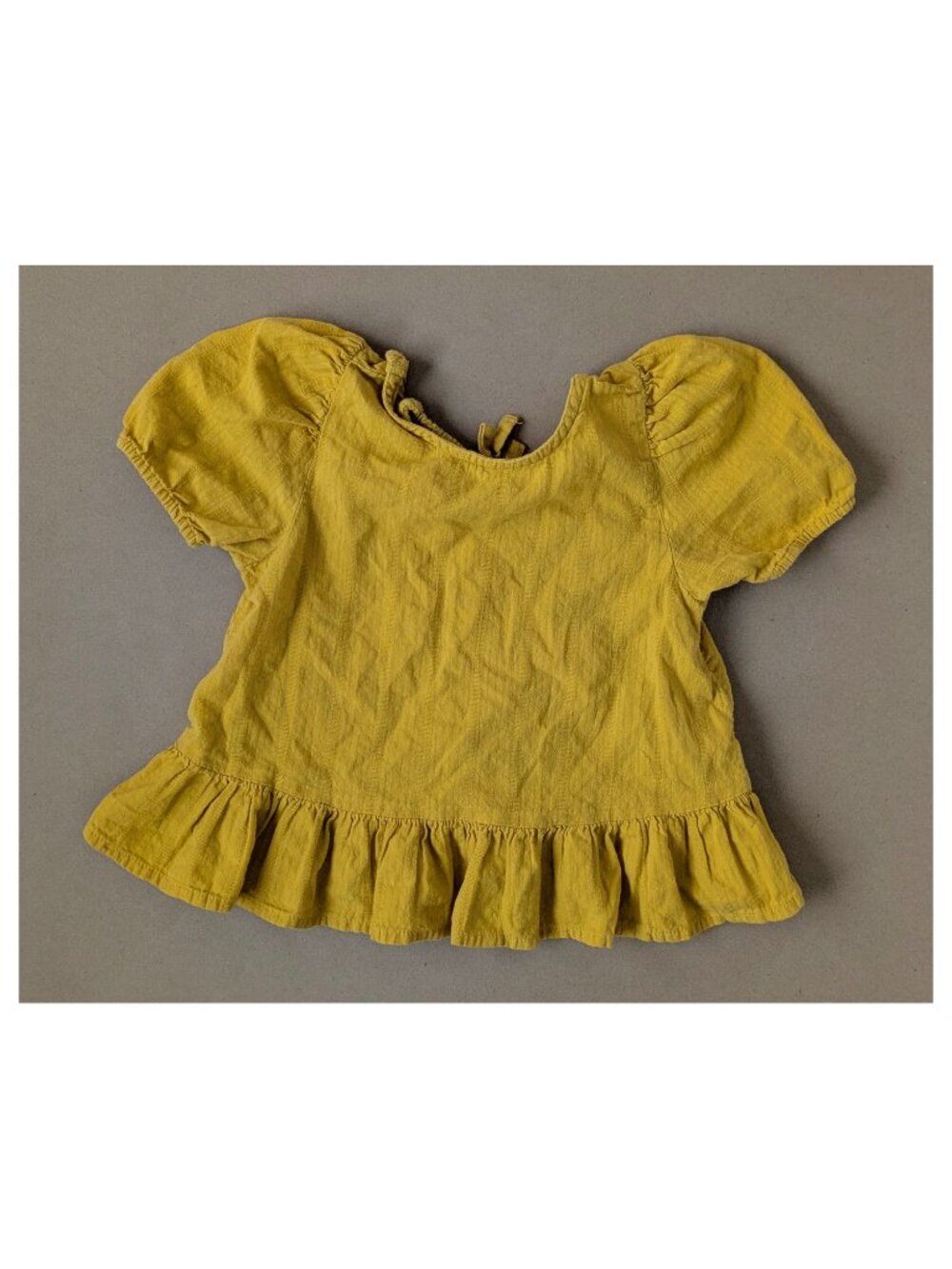 Old Navy Yellow Cotton Toddler Blouse